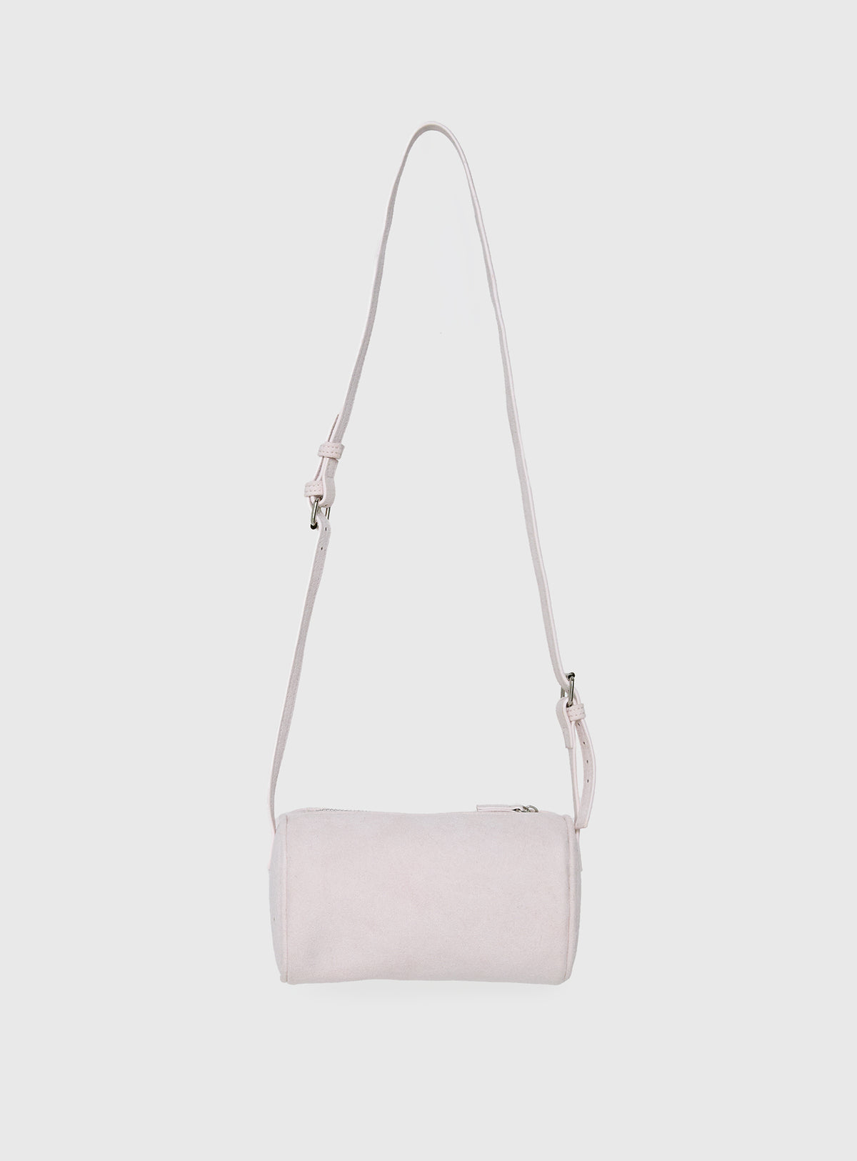 Ettalie Faux Suede Shoulder Bag Pink