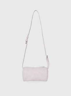 Ettalie Faux Suede Shoulder Bag Pink