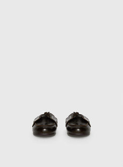 Therapy Shuttle Clogs Burnished Brown