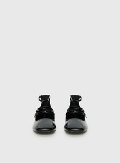 Berta Heels Black Patent