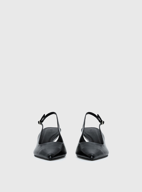 Billini Anaya Pointed Toe Heels Black / Gold