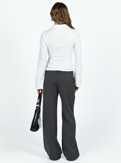 product Princess Polly High Waisted Pants  Hillers Pants Slate