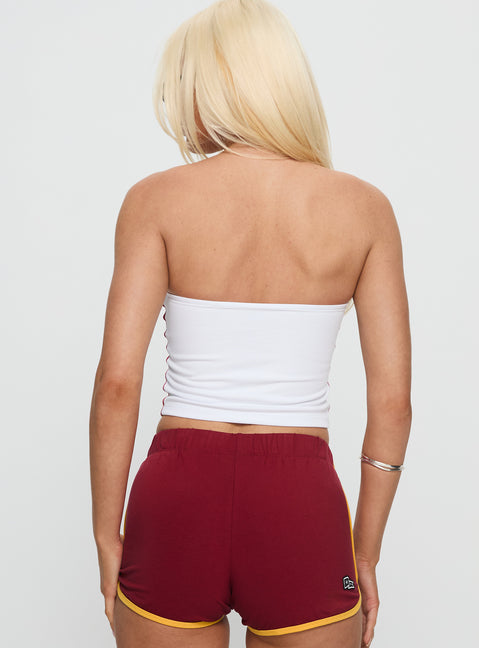 USC Jersey Tube Top White
