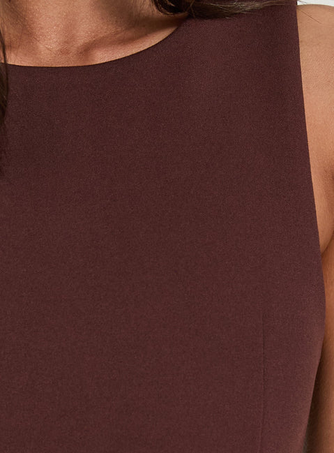 Anse Mini Dress Chocolate