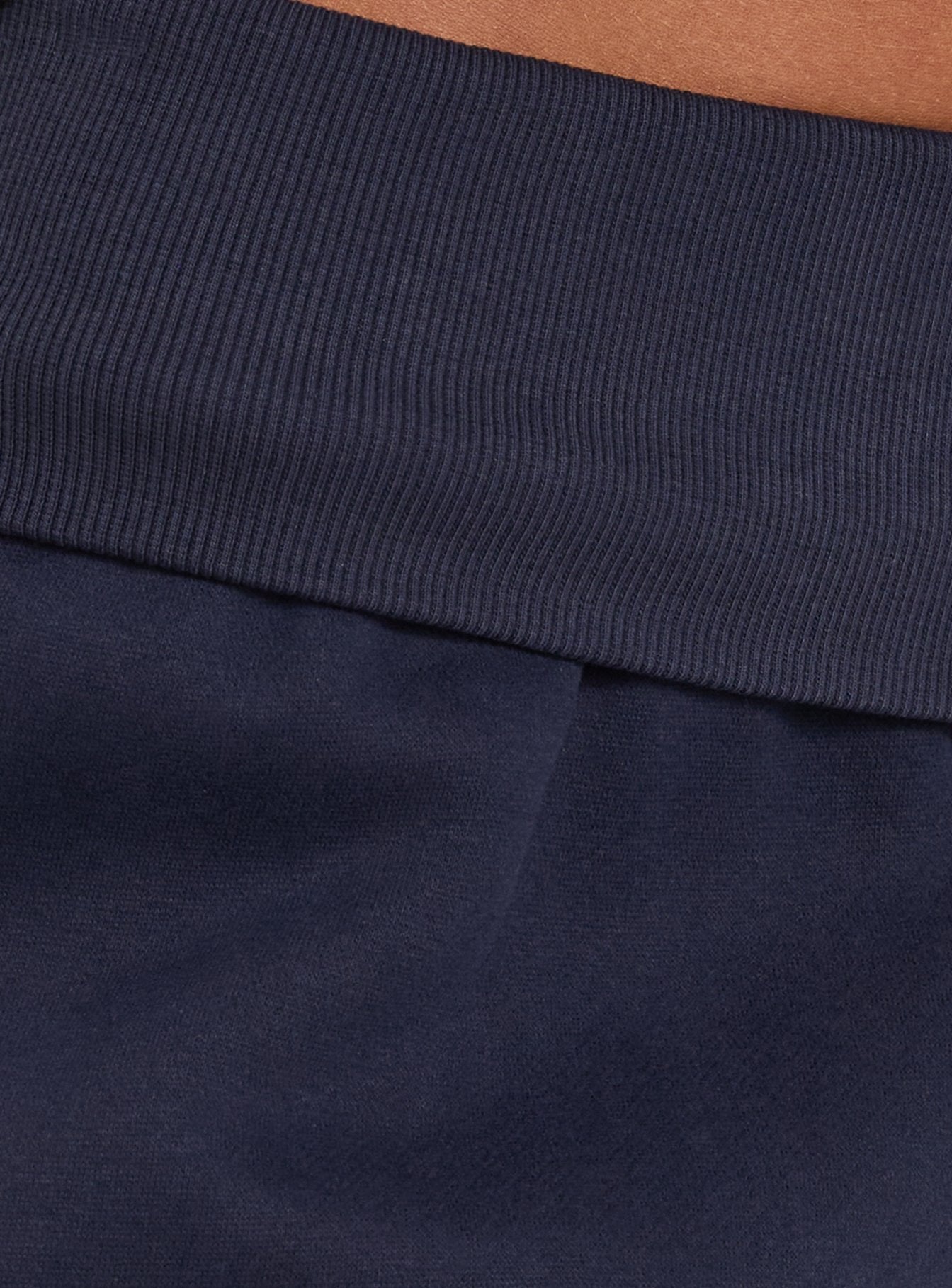 Lockie Foldover Baggy Track Pants Navy