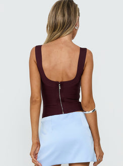 Jourdan Bandage Top Plum