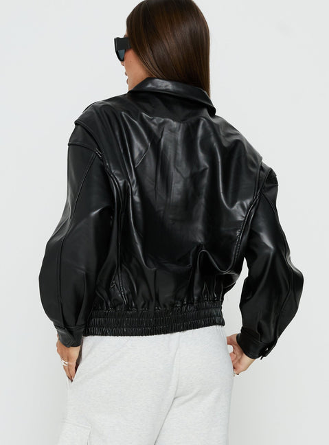 Kenny Bomber Jet Black