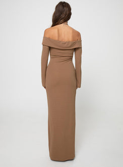 product Princess Polly Crew Neck  Maida Maxi Dress Light Brown