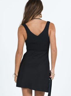 product Princess Polly High Neck  Bareena Mini Dress Black