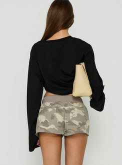 Fender Cargo Micro Shorts Snow Camo