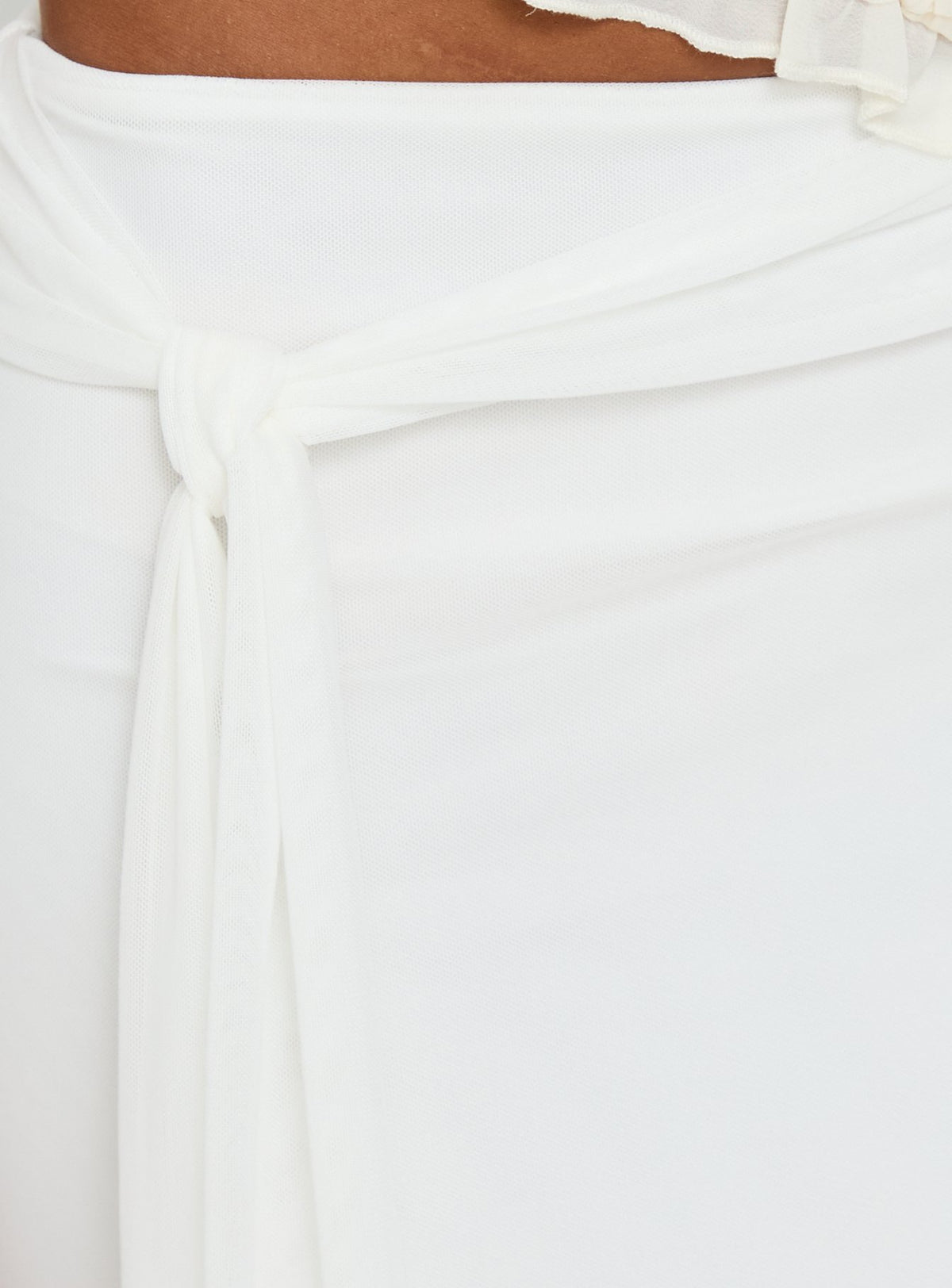 product Princess Polly Caviar Tie Maxi Skirt White Maxi Skirts 
