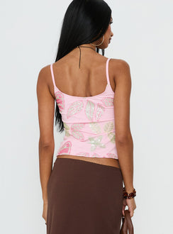 Lunavia Sequin Cami Top Pink
