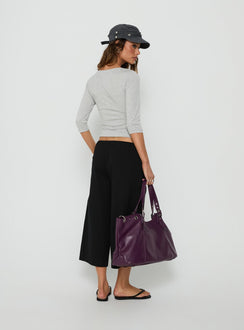 Lunea Concealed Waistband 3/4 Pant Black Tall