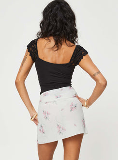 product Perrin Mini Skirt Cream Princess Polly  Mini Skirts 