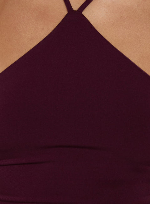 Kylianne Arrowneck Romper Purple