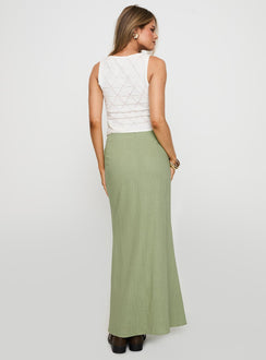 Sophia Maxi Skirt Green Maxi Skirts Skirts 