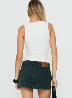 Feel So Close Textured Top White
