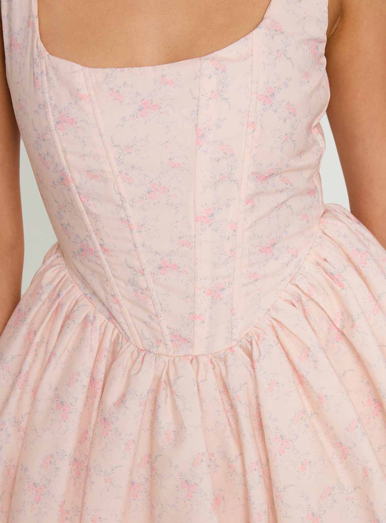 product Princess Polly Bridgitte Corset Mini Dress Floral Square Neck 