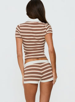 Highlights Jersey Striped Shorts Multi Stripe