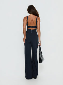 Briana Set Navy Pinstripe Tall