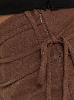 Electric Night Shorts Brown