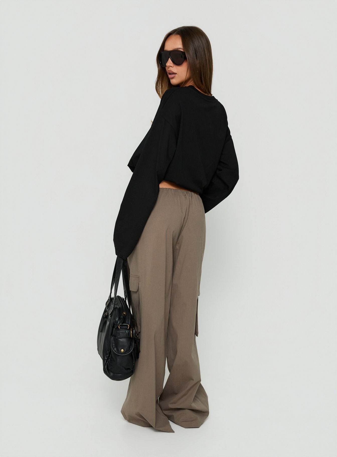 Lunea Concealed Waistband Cargo Pants Charcoal
