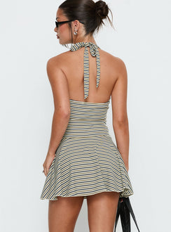 Wild Voltage Halter Playsuit Multi