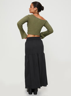 product Dion Maxi Skirt Black Princess Polly  Maxi 