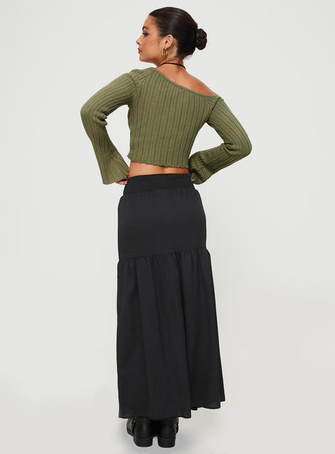 product Dion Maxi Skirt Black Princess Polly  Maxi 