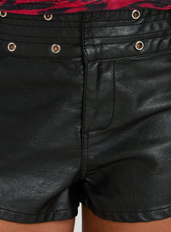 Born To Ride Shorts Washed Black