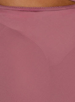 Vianna Sheer Midi Skirt Pink womens-skirts in midi length Princess Polly
