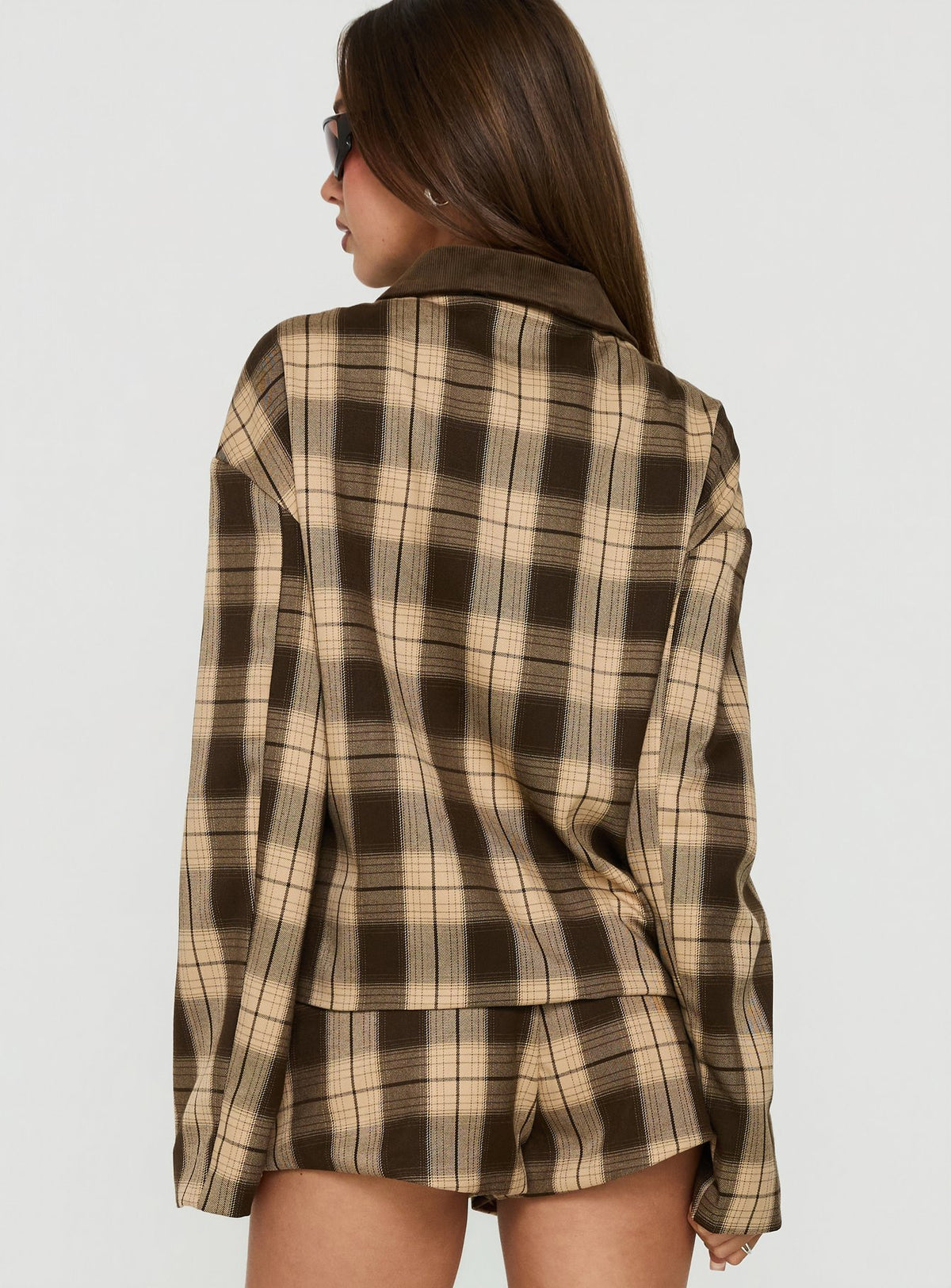 Schnieder Contrast Jacket Brown Check
