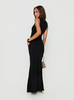 Camilah Cut Out Maxi Dress Black