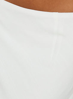 Jodie Maxi Skirt White