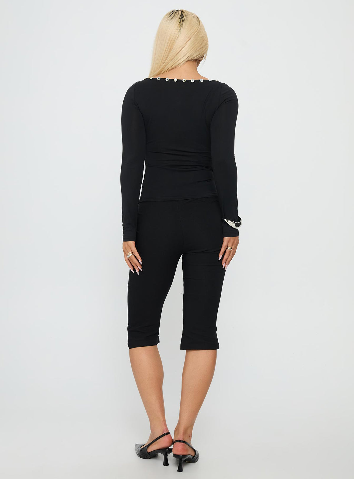 Samaira Capri Pant Black Tall