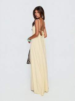 Solie Tie Back Maxi Dress Butter