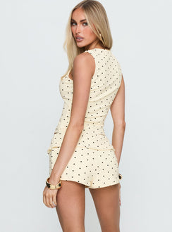 Manolo Set Cream Polka
