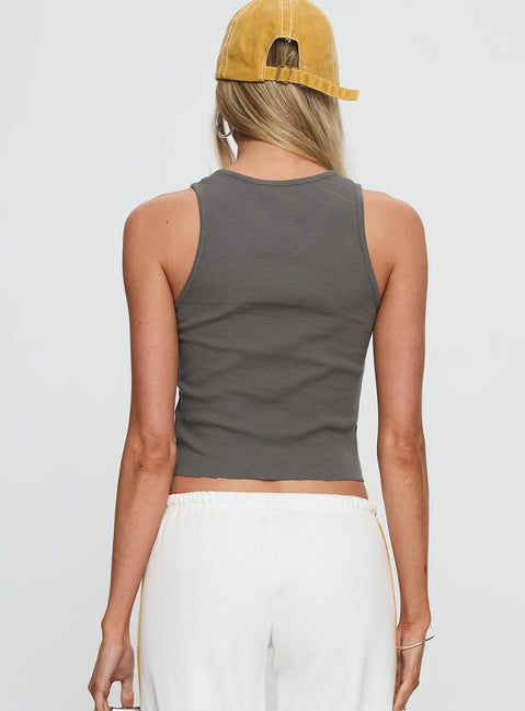 Need For Speed Tank Top Charcoal
