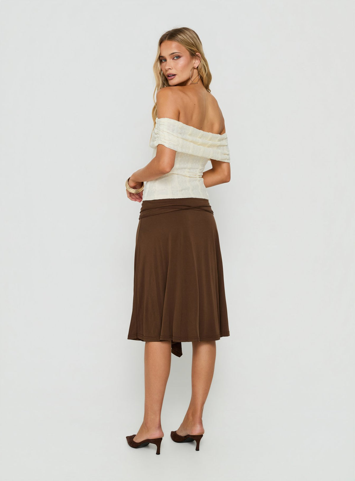 Colettie Short Sleeve Top Cream