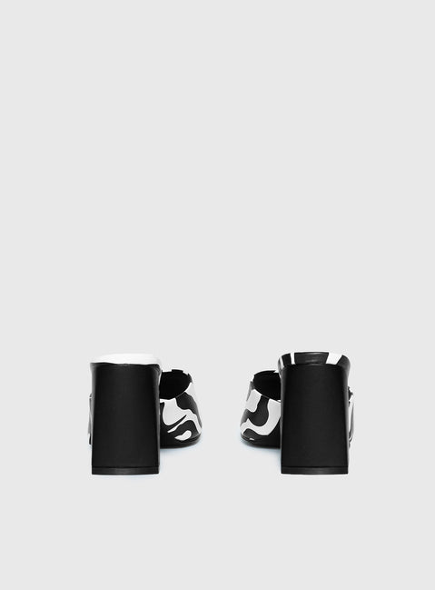 Sunset Boulevard Heels Zebra