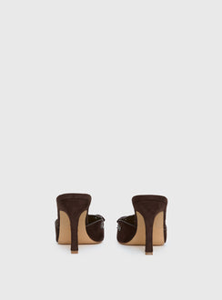 Charisma Pointed Toe Heels Brown