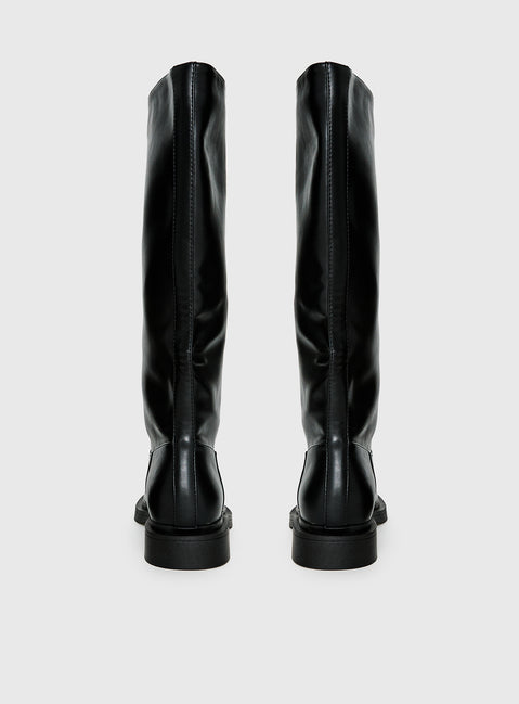 Lishaa Knee High Boots Black