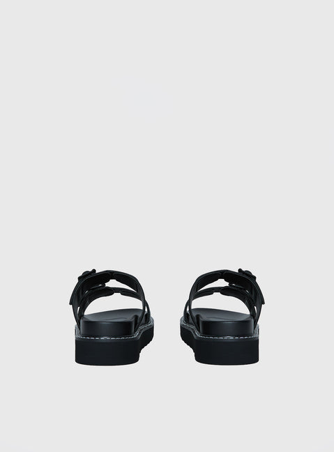 Ma Belle Sandals Contrast Stitch