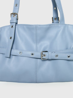 Sabyna Buckle Shoulder Bag Blue