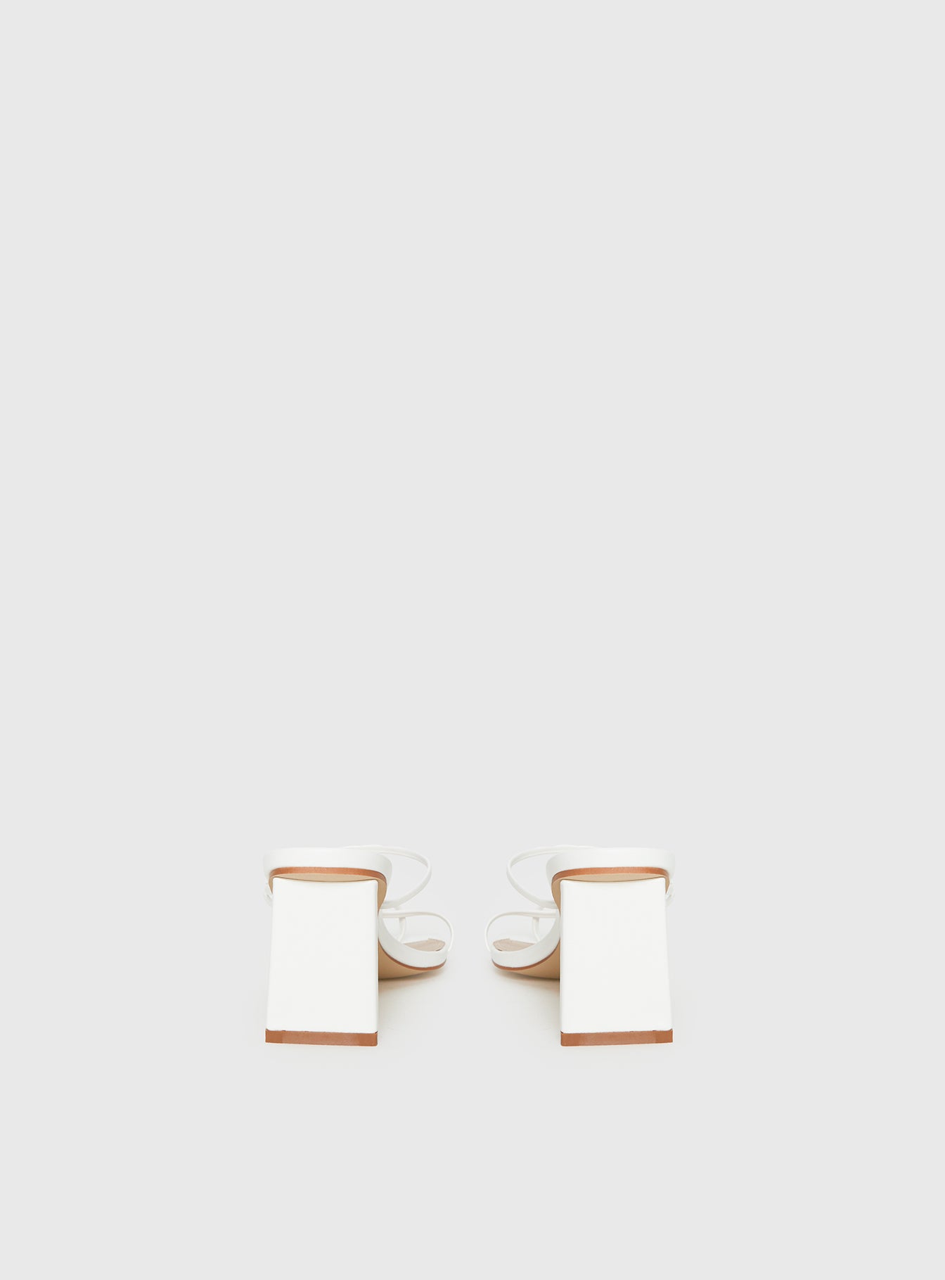 The Becka Heels White