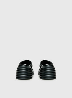 Therapy Flames Platform Sandals Black