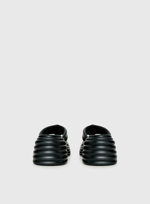 Therapy Flames Platform Sandals Black