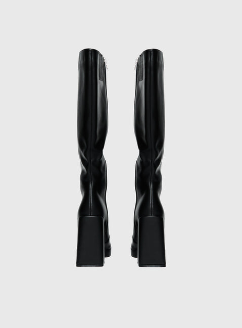 Montgomery Boots Matte Black