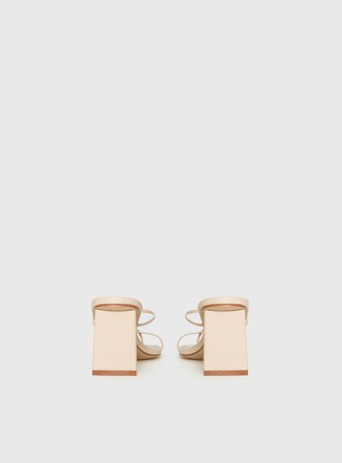The Becka Heels Beige