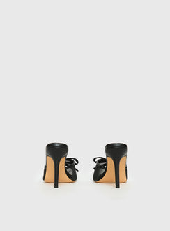 Monroe Heels Black Mesh